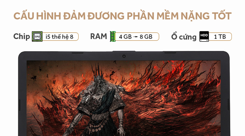 Laptop HP 15 bs161TU i5 8250U/4GB/1TB/Win10/(3VM52PA)