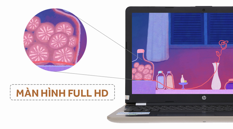 Laptop HP 15 bs161TU i5 8250U/4GB/1TB/Win10/(3VM52PA)