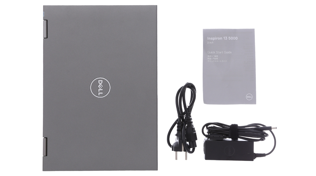 Bộ sản phẩm gồm: Dây nguồn, Sách hướng dẫn, Thùng máy, Sạc Laptop Dell