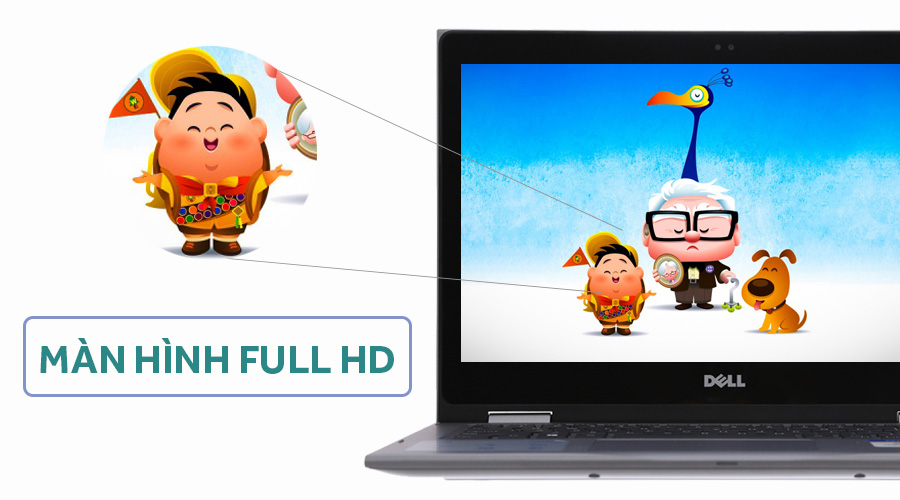 Laptop Dell Inspiron 5379 i7 8550U/8GB/1TB/Win10/Office365/(C3TI7501W)