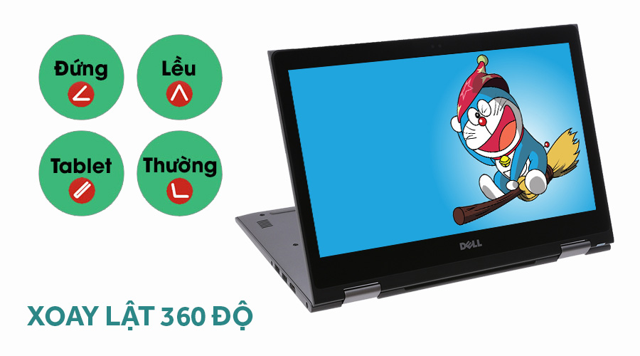 Laptop Dell Inspiron 5379 i7 8550U/8GB/1TB/Win10/Office365/(C3TI7501W)