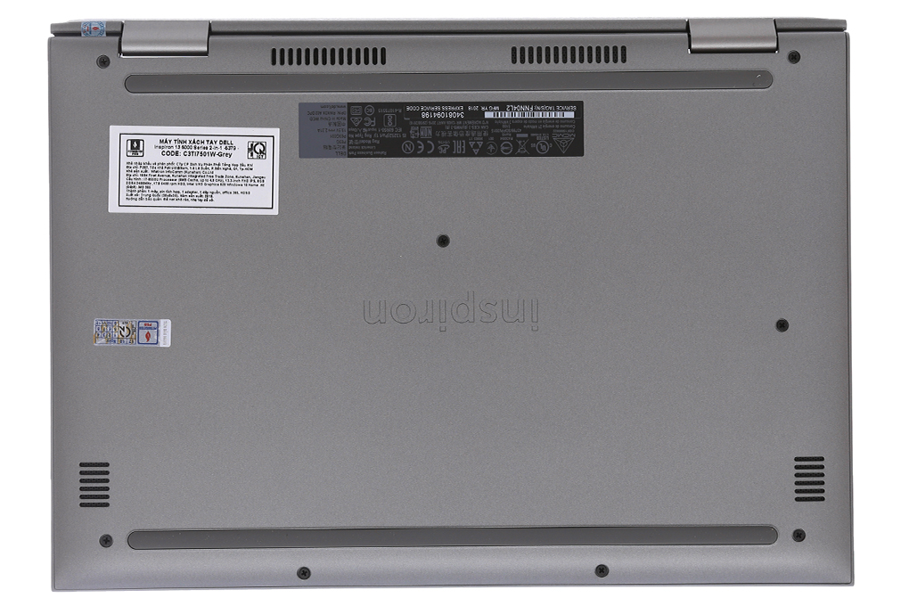 Laptop Dell Inspiron 5379 i7 8550U/8GB/1TB/Win10/Office365/(C3TI7501W) Màu Xám