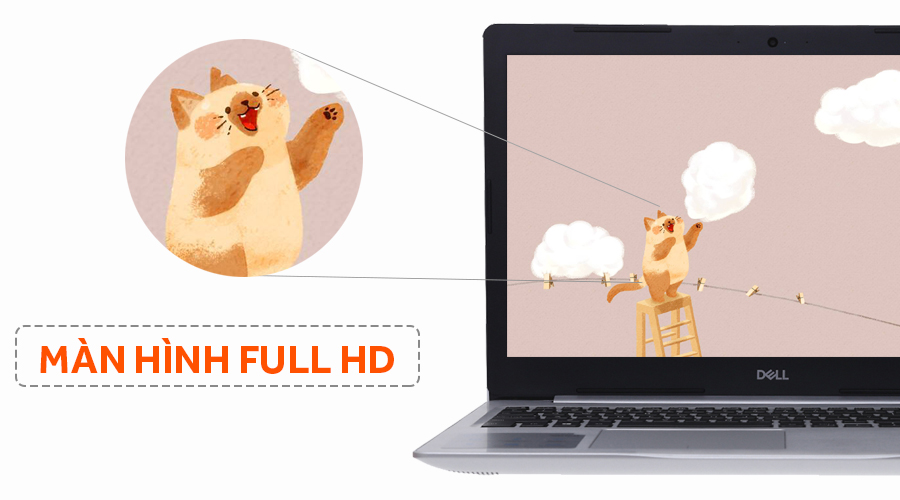 Laptop Dell Inspiron 5570 i5 8250U/4GB/1TB/2GB M530/Win10/(M5I5238W)