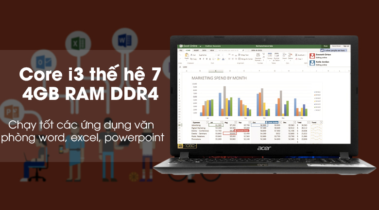 Laptop Acer Aspire A315 51 39DJ i3 7130U/4GB/1TB/Win10/(NX.GNPSV.030)