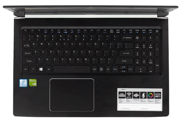 Laptop Acer Aspire A515 51G 51EM i5 8250U/4GB/1TB/2GB MX150/Win10/(NX.GTCSV.002) Màu Đen