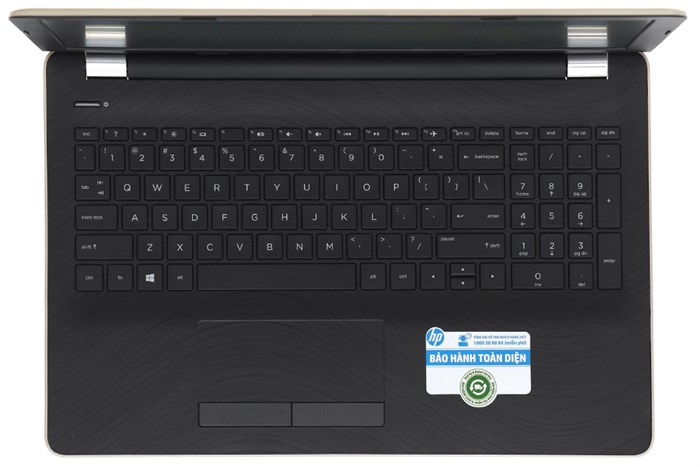 Laptop HP 15 bs641TU N3710/4GB/500GB/Win10/(3MT73PA) Màu Vàng đồng
