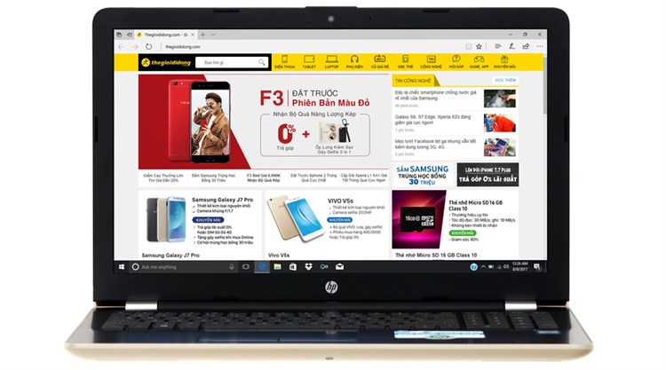 Laptop HP 15 bs647TU i3 6006U/4GB/500GB/Win10/(3MR94PA)