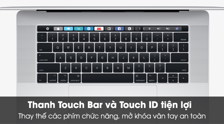 Laptop Apple Macbook Pro Touch MPTR2SA/A i7 2.8GHz/16GB/256GB (2017)