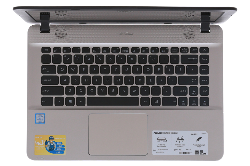 Laptop Asus VivoBook X441UA i3 6100U/4GB/1TB/Win10/(WX027T) - 5
