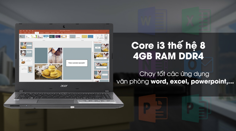 Laptop Acer Aspire E5 476 i3 8130U/4GB/500GB/Win10 (NX.GWTSV.002)