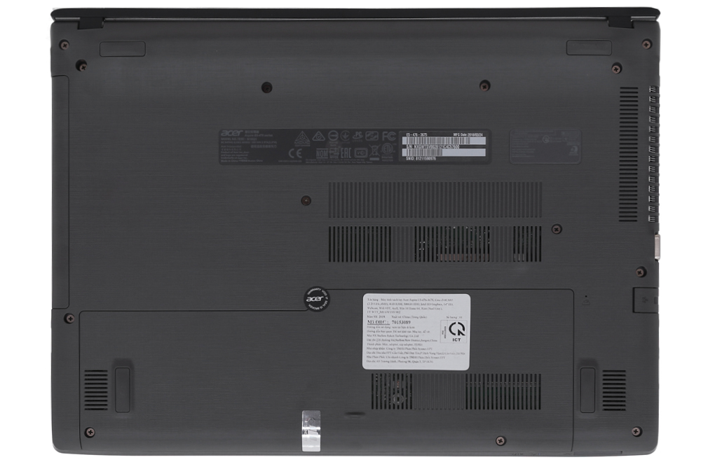 Laptop Acer Aspire E5 476 i3 8130U/4GB/500GB/Win10 (NX.GWTSV.002) Màu Xám