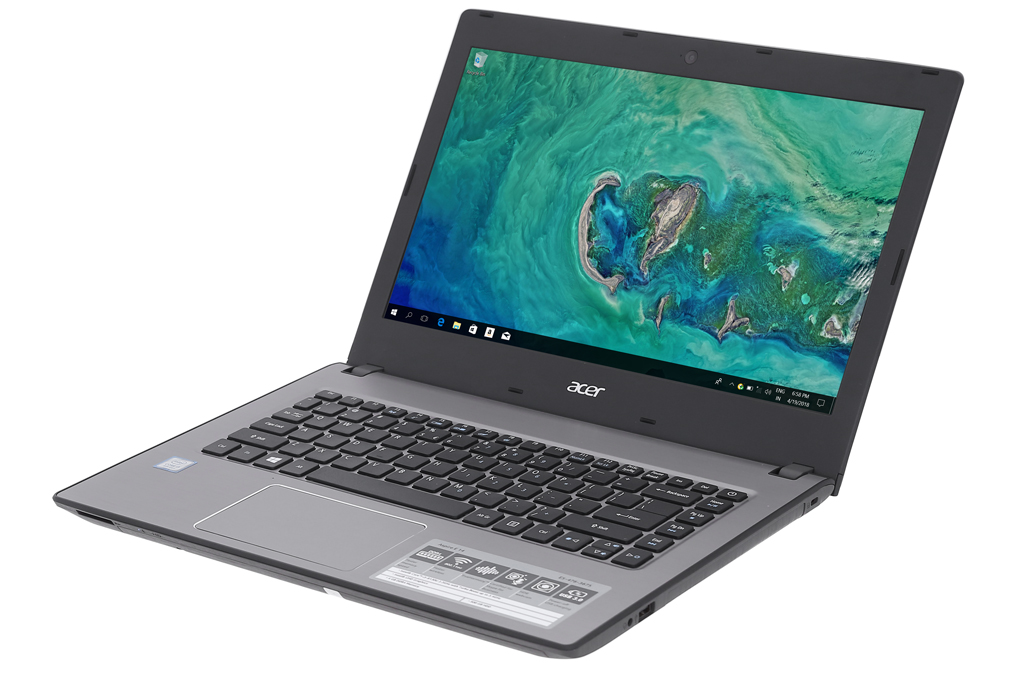Laptop Acer Aspire E5 476 i3 8130U/4GB/500GB/Win10 (NX.GWTSV.002) Màu Xám