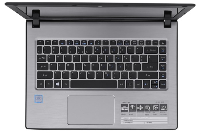 Laptop Acer Aspire E5 476 i3 8130U/4GB/500GB/Win10 (NX.GWTSV.002) Màu Xám