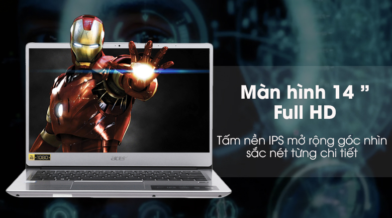 Laptop Acer Swift 3 SF314 54 51QL i5 8250U/4GB/1TB/Win10 (NX.GXZSV.001)