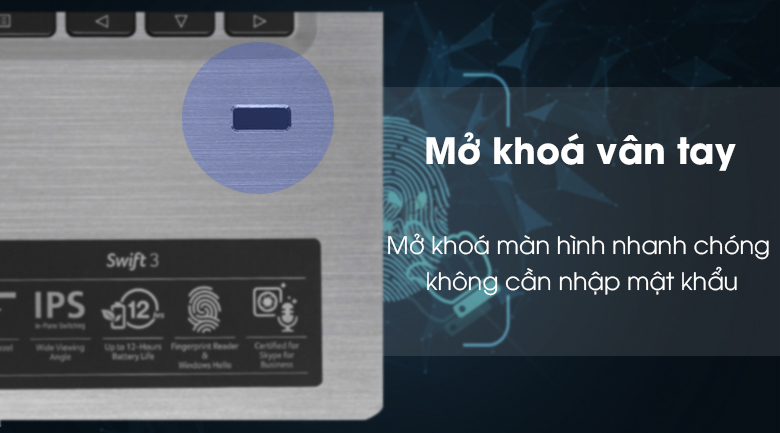 Laptop Acer Swift 3 SF314 54 51QL i5 8250U/4GB/1TB/Win10 (NX.GXZSV.001)