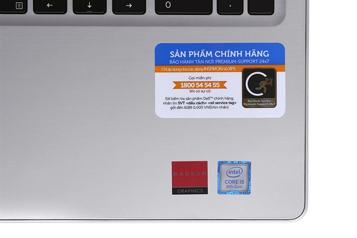 Laptop Dell Inspiron 5570 i5 8250U/4GB/1TB/2GB M530/Win10/Office365/(M5I5238W) Màu Bạc