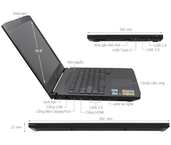 Asus ROG Strix Scar GL503GE i7 8750H/8GB/1TB+128GB/4GB GTX1050Ti/Win10/(EN021T)