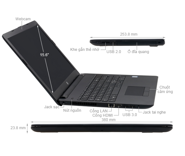 HP 15 bs646TU i3 6006U/4GB/1TB/Win10/(3MS00PA)