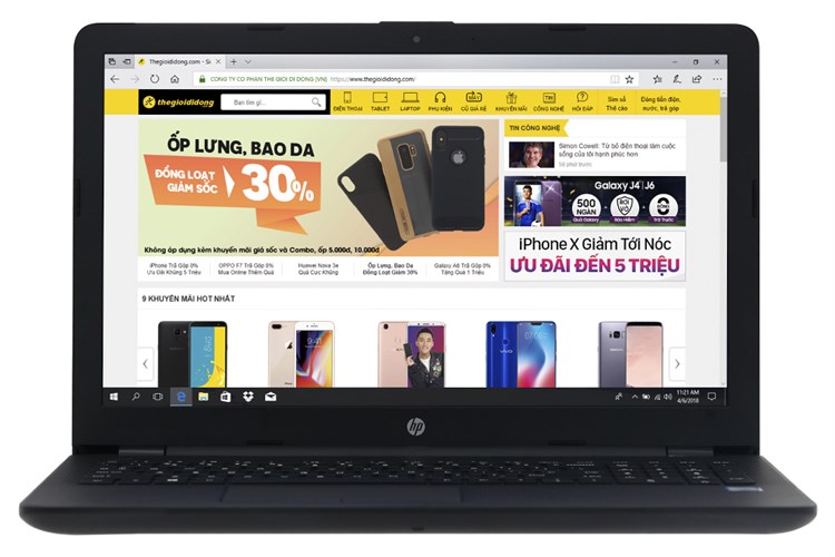 Laptop HP 15 bs646TU i3 6006U/4GB/1TB/Win10/(3MS00PA)