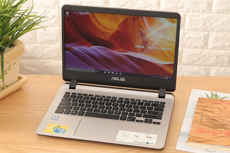 Laptop Asus VivoBook X407UA i3 6006U/4GB/1TB/Win10/(BV129T) Màu Vàng đồng