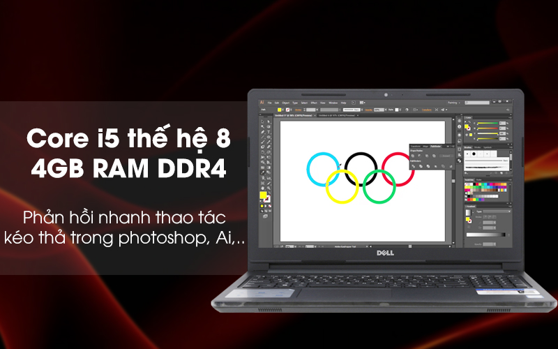 Laptop Dell Inspiron 3576 i5 8250U/4GB/1TB/Win10/(P63F002N76F)