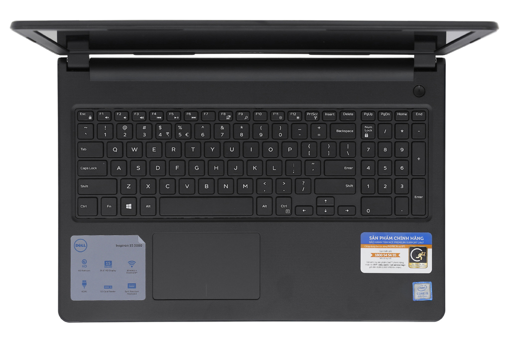 Laptop Dell Inspiron 3576 i5 8250U/4GB/1TB/Win10/(P63F002N76F) Màu Đen