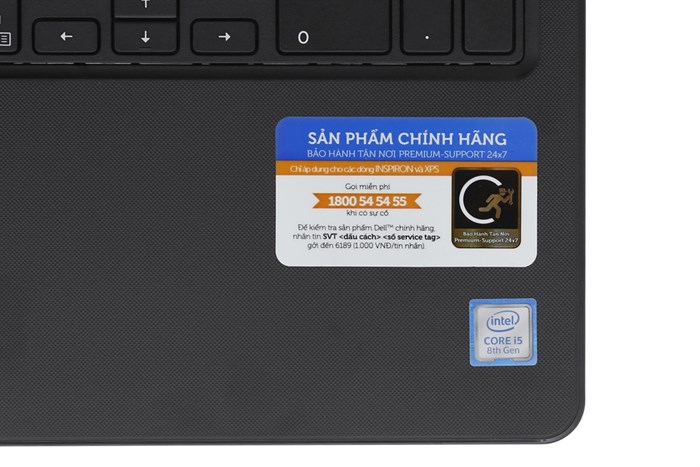 Laptop Dell Inspiron 3576 i5 8250U/4GB/1TB/Win10/(P63F002N76F) Màu Đen