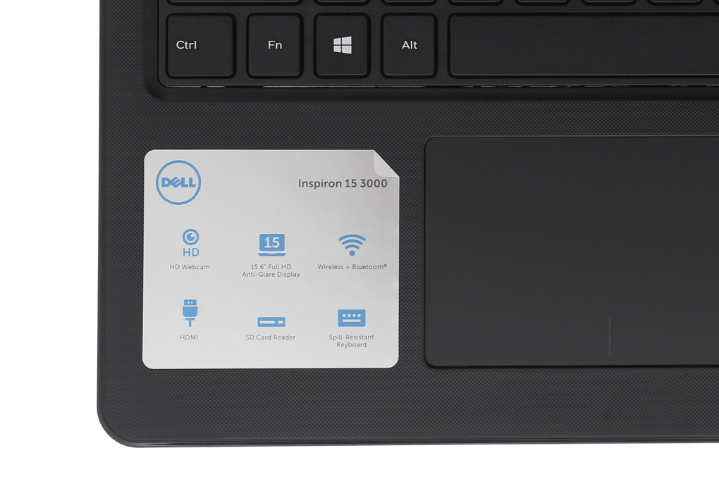 Laptop Dell Inspiron 3576 i5 8250U/4GB/1TB/Win10/(P63F002N76F) Màu Đen