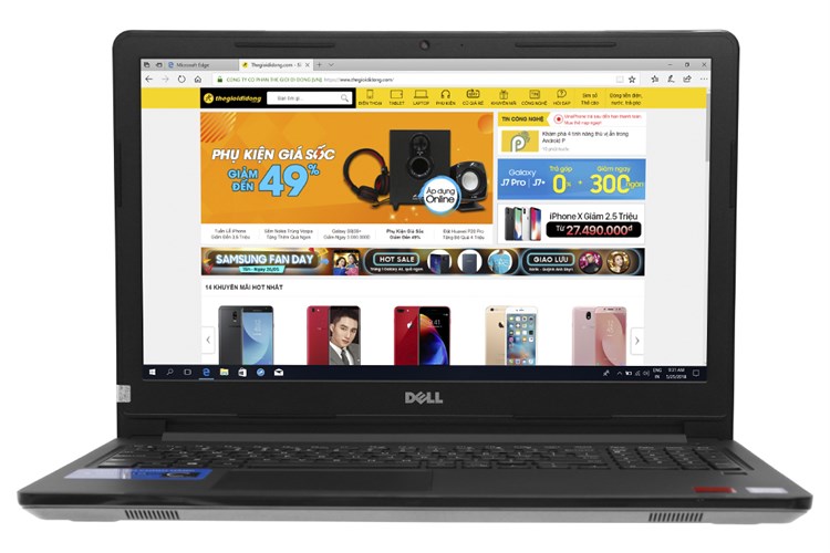 Laptop Dell Vostro 3578 i7 8550U/8GB/1TB/2GB M520/Win10 (NGMPF11) Màu Đen