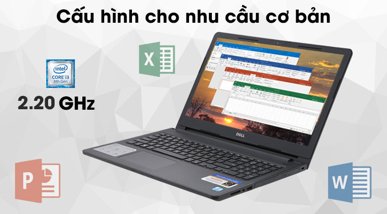 Laptop Dell Inspiron 3576 i3 8130U/4GB/1TB/Win10/(P63F002N76B)