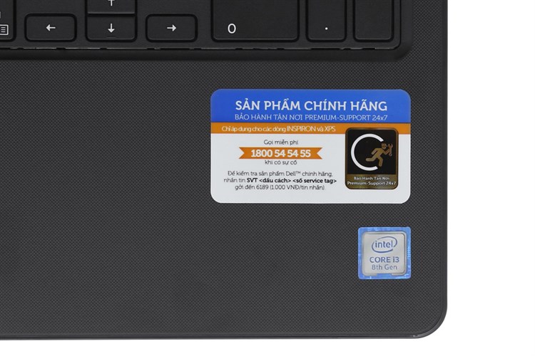 Laptop Dell Inspiron 3576 i3 8130U/4GB/1TB/Win10/(P63F002N76B) Màu Đen