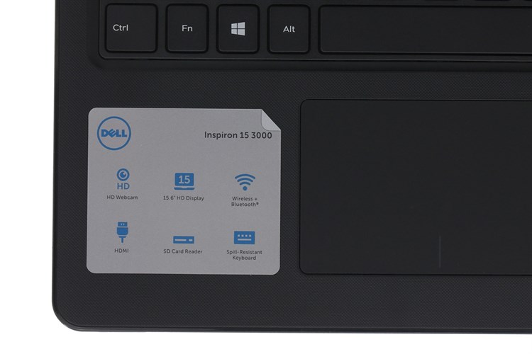 Laptop Dell Inspiron 3576 i3 8130U/4GB/1TB/Win10/(P63F002N76B) Màu Đen