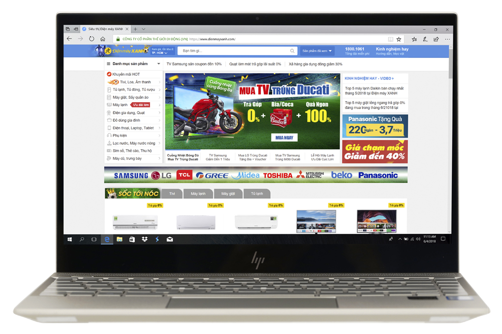 Laptop HP Envy 13 ah0025TU i5 8250U/8GB/128GB/Win10/(4ME92PA) - 2