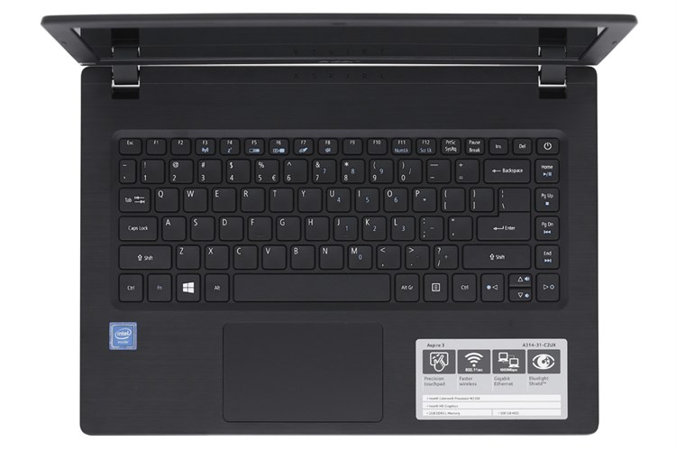 Laptop Acer Aspire A314 31 C2UX N3350/2GB/500GB/Win10 (NX.GNSSV.008)