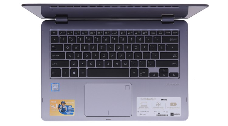 Laptop Asus VivoBook TP410UA i3 7100U/4GB/1TB/Win10/(EC228T) Màu Xám