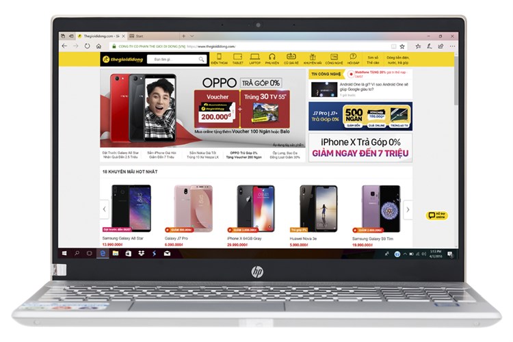 Laptop HP Pavilion 15 cs0018TU i5 8250U/4GB/1TB/Win10/(4MF09PA)