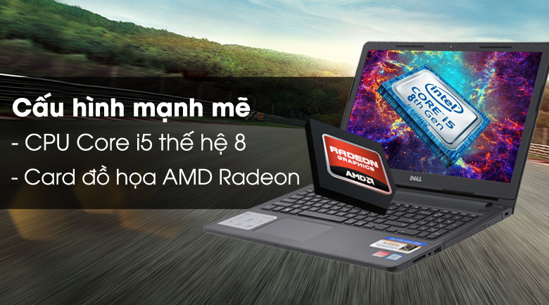 Laptop Dell Inspiron 3576 i5 8250U/4GB/1TB/2GB AMD 520/Win10/(70157552)