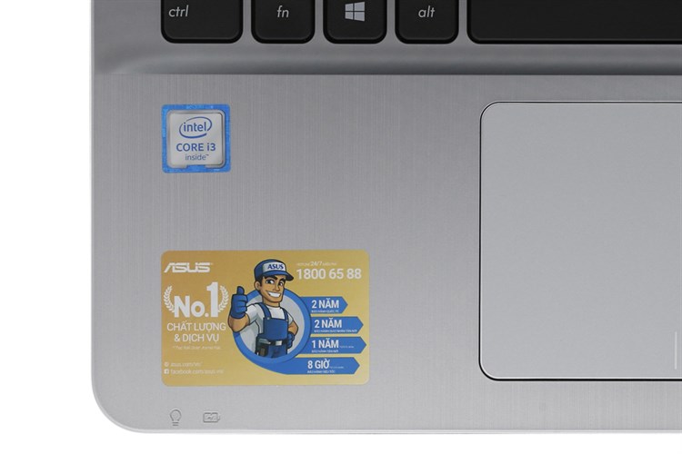 Laptop Asus VivoBook X541UA i3 6100U/4GB/1TB/Win10/(XO777T) Màu Xám