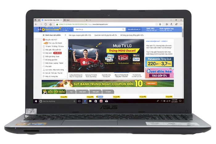 Laptop Asus VivoBook X541UA i3 6100U/4GB/1TB/Win10/(XO777T) Màu Xám