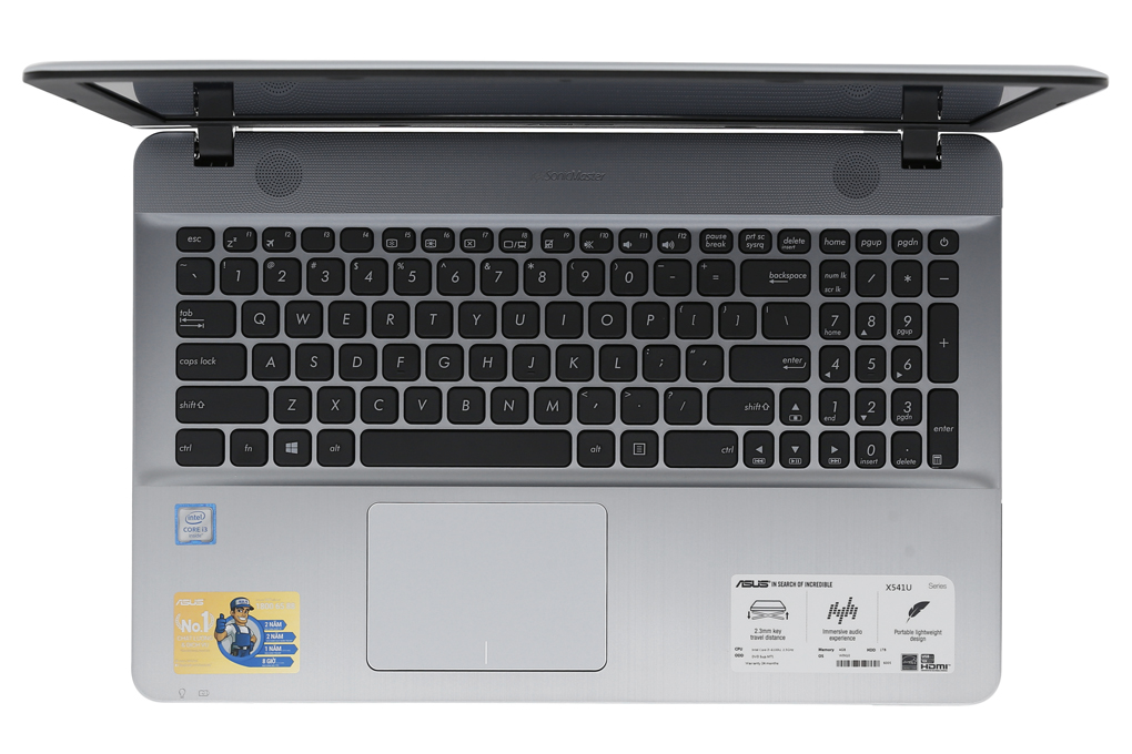 Laptop Asus VivoBook X541UA i3 6100U/4GB/1TB/Win10/(XO777T) - 7