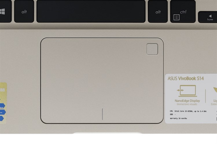 Laptop Asus A411UA i5 8250U/4GB/1TB/Win10/(EB678T) Màu Vàng đồng