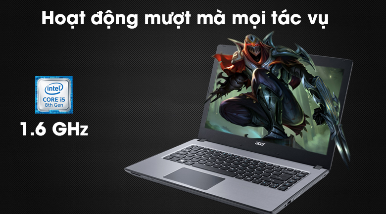Laptop Acer Aspire E5 476 50SZ i5 8250U/4GB+16GB/1TB/Win10 (NX.H33SV.001)