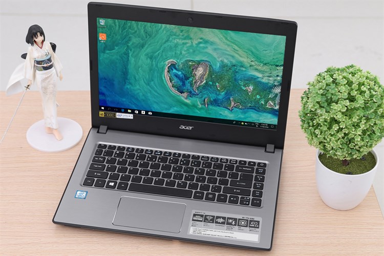 Laptop Acer Aspire E5 476 50SZ i5 8250U/4GB+16GB/1TB/Win10 (NX.H33SV.001) Màu Xám