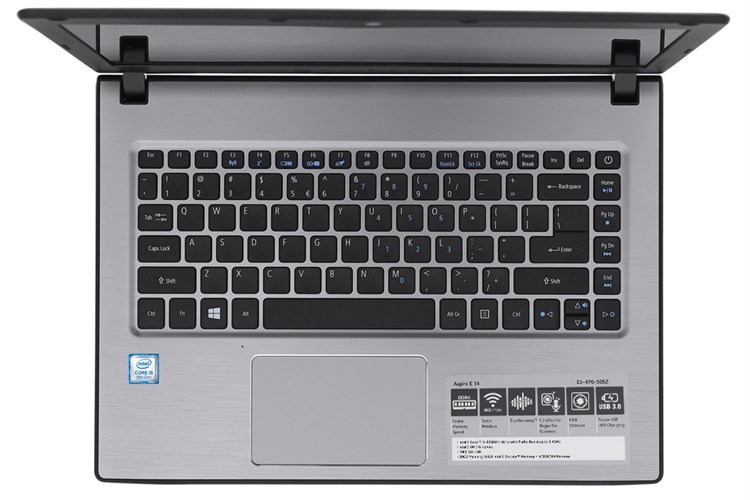 Laptop Acer Aspire E5 476 50SZ i5 8250U/4GB+16GB/1TB/Win10 (NX.H33SV.001) Màu Xám
