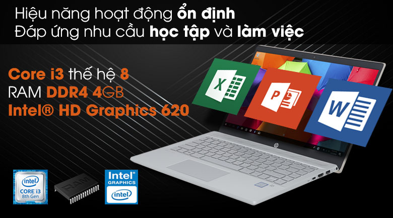 Laptop HP Pavilion 14 ce0021TU i3 8130U/4GB/1TB/Win10/(4MF00PA)