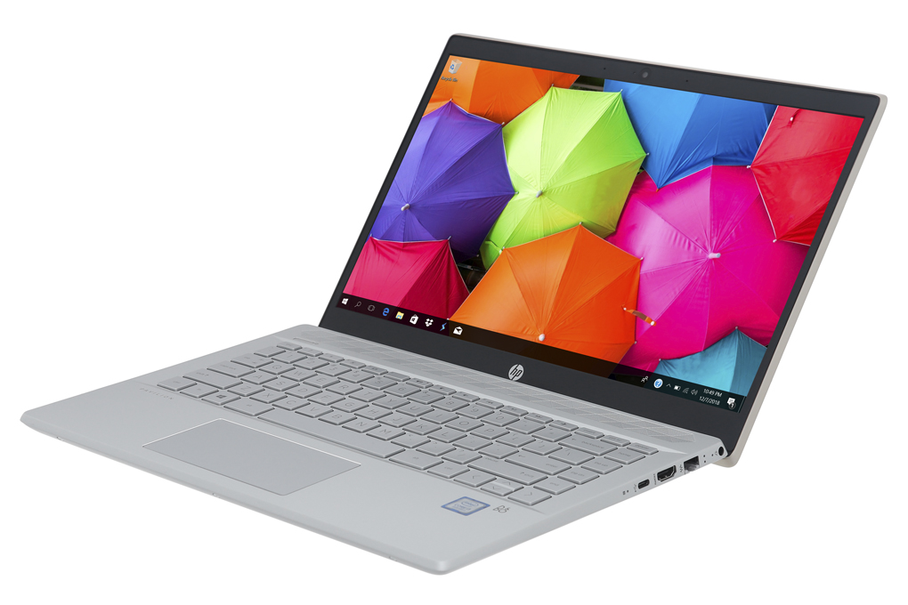 Laptop HP Pavilion 14 ce0021TU i3 8130U/4GB/1TB/Win10/(4MF00PA) Màu Vàng đồng