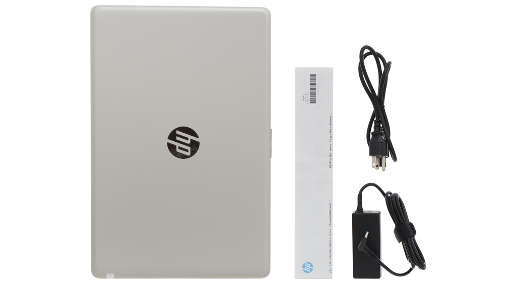 Bộ sản phẩm gồm: Dây nguồn, Sách hướng dẫn, Thùng máy, Sạc Laptop HP