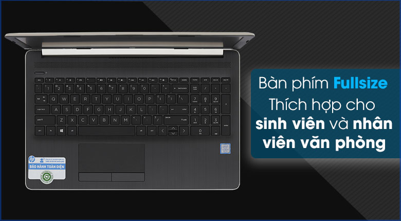 Laptop HP 15 da0058TU i5 8250U/4GB/1TB/Win10/(4NA92PA)