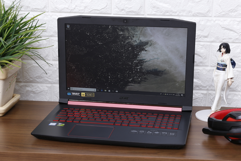 Laptop Acer Nitro 5 AN515 52 70AE i7 8750H/8GB/1TB/4GB GTX1050Ti/Win10/(Q3LSV.007) Màu Đen