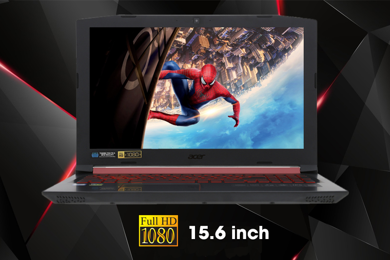 Màn hình sắc nét trên laptop gaming Acer Nitro 5 AN515 52 70AE